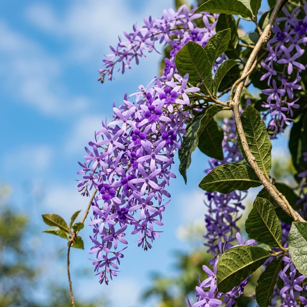 Purple Wreath, Sandpaper Vine (Petrea volubilis)